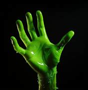 green hand